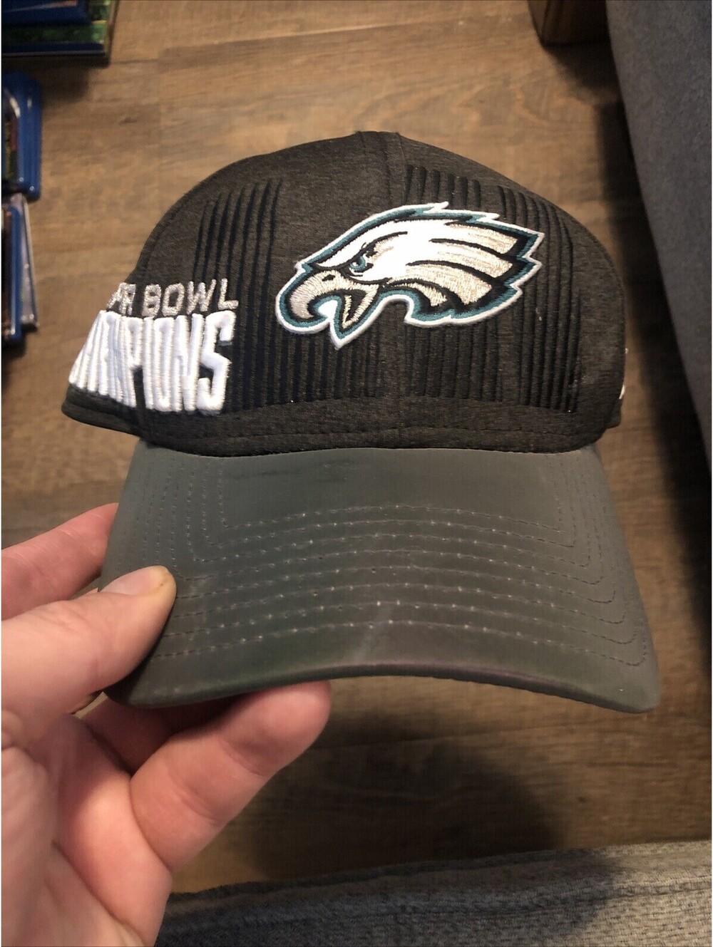 Philadelphia Eagles Super Bowl Hat, Shows Some Wear